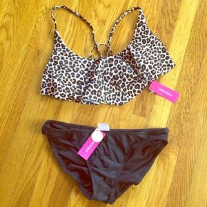 3 for $30- NWT Xhilaration Leopard Print Bikini